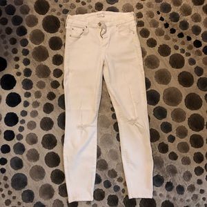 MOTHER Denim White Jeans NWOT
